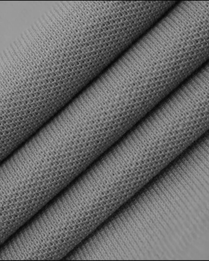 SOLID POLO T-SHIRT ASH COLOR - Image 2