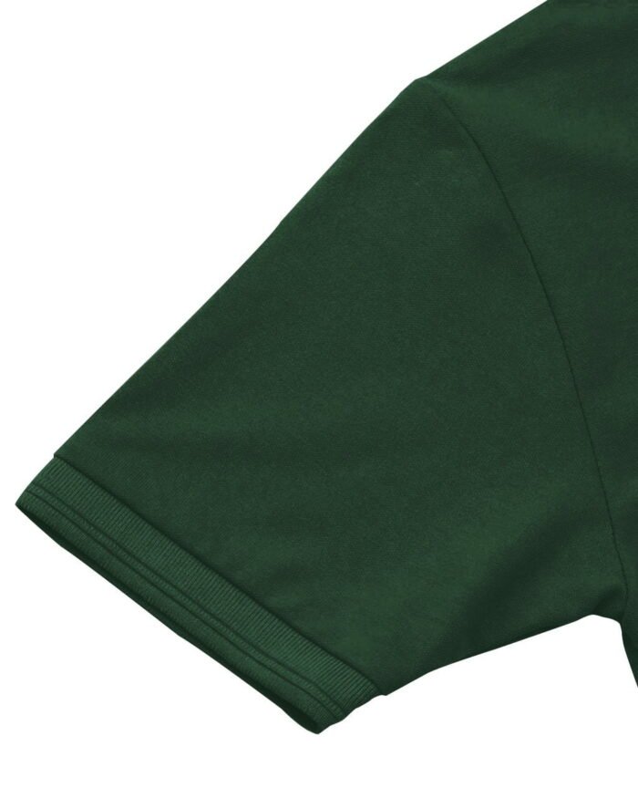 SOLID POLO T-SHIRT GREEN COLOR - Image 4