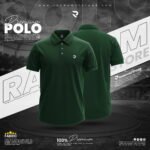 SOLID POLO T-SHIRT GREEN COLOR