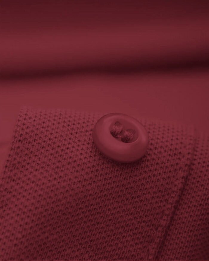 SOLID POLO T-SHIRT MARRON COLOR - Image 5