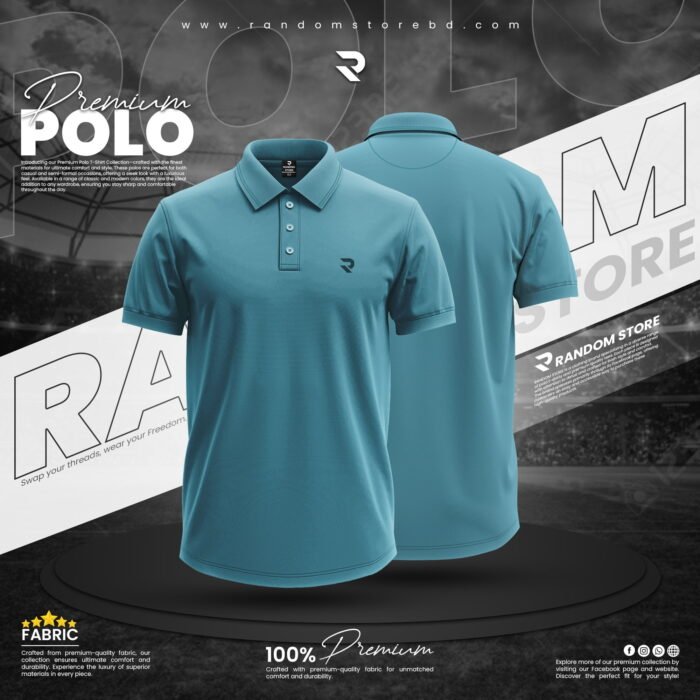 SOLID POLO T-SHIRT PASTE COLOR - Image 1