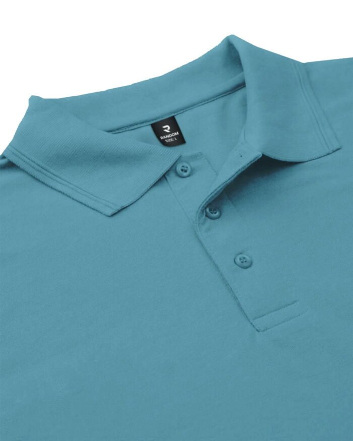 SOLID POLO T-SHIRT PASTE COLOR - Image 2