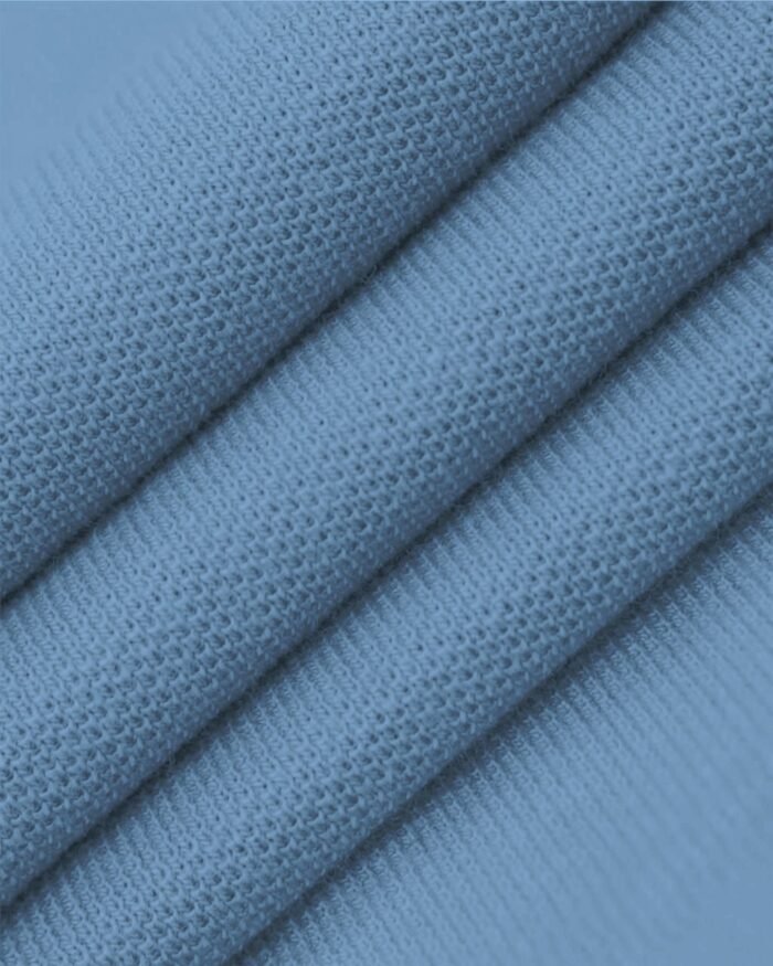 SOLID POLO T-SHIRT BLUE COLOR - Image 3