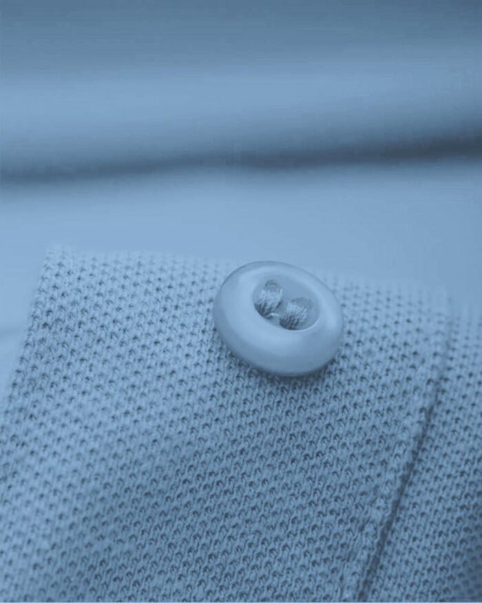 SOLID POLO T-SHIRT BLUE COLOR - Image 4