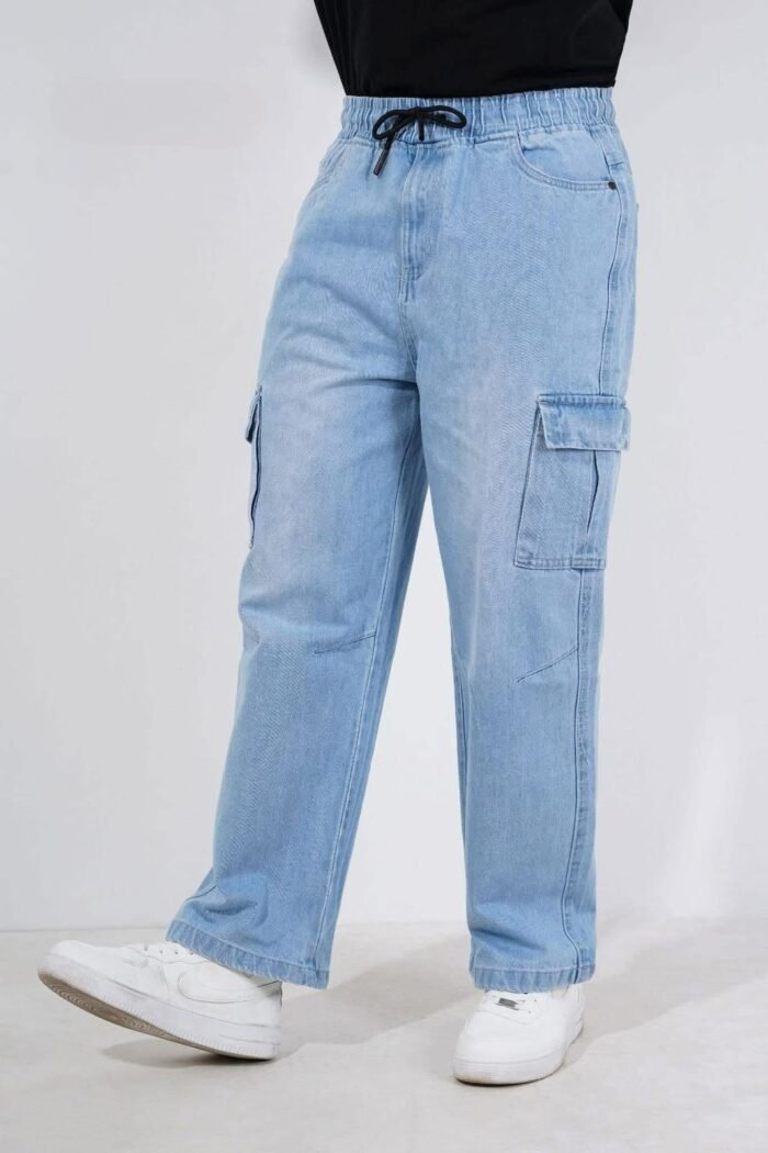 BAGGY DENIM PANTS - Image 1